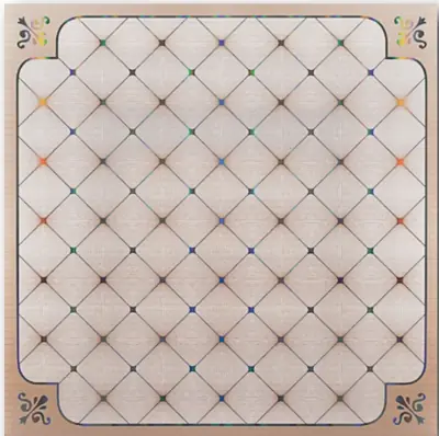 KPF56 Folyo Desenli PVC Asma Tavan Paneli 60x60